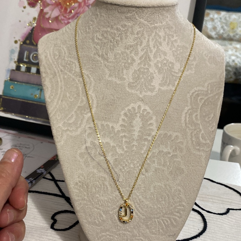 PDPAOLA  Necklace “J” Pendant